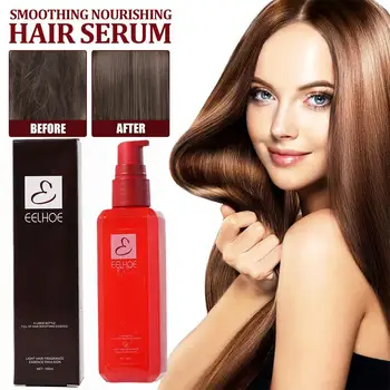 Нови климатици Smooth Hair Care Essence Conditioner Подобряват сухота, Възстановяват Косата, повредени глажкой и оцветяване, Маска за коса 100 мл