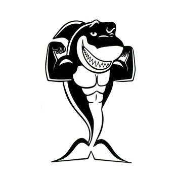 Mr. Shark Водоустойчив временна татуировка Стикер Фалшива татуировка Мъжки Татуировка за пренасяне на силата на тялото Tatuajes Henna Tattoo Men