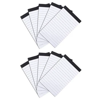 10 Бр Бележник за въвеждане на Ръкописен текст Mini Pocket Notebook Зареждане A7 Memo Book С 30 Листа на Канцеларски материали на Лигавицата