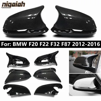 6шт Капаци на Огледалата от Въглеродни Влакна за BMW F20 F21 2012-2016 F22 F23 F32 F33 F34 F36 M2 F87 E84 i3 Капачки на Страничните Огледала за Обратно виждане ABS