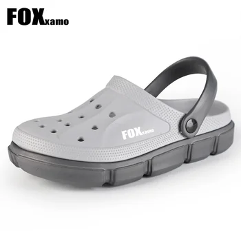 Foxxamo, велосипедна обувки, мъжки лятна туристическа градински Дишаща лека нескользящая обувки, мъжки домашна благородна Отворена обувки за риболов