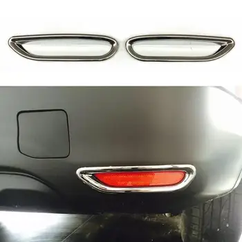 2 бр./компл. за Nissan Qashqai J11 2014 + ABS Хромиран заден рефлектор фарове за мъгла фарове, стикер на капака лампи, Декоративна украса, Аксесоари