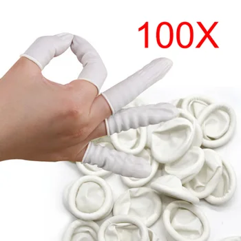 100шт Пальчиковые накладки за нокти, антистатични накладки за пръстите, за еднократна употреба, защита на пръстите от нараняване