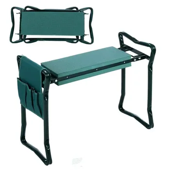 Градинска градинска пейка за коленопреклонения, Седене на колене, Градински стол за къмпинг, градински инструменти, пейка с набор от инструменти