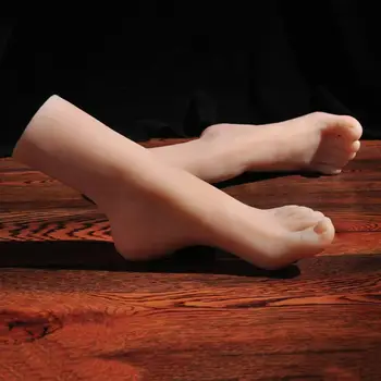 1 чифт женски крака, модел на женски крачета за показване на търговско аксесоари за сандали