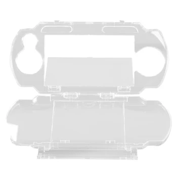 Прозрачен корпус за PSP 1000, прозрачен твърд калъф за носене, защелкивающийся защитен калъф с кристали, форми за игралната конзола PSP1000