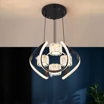 Модерните висящи лампи за трапезария, вътрешно осветление, тавана лампа, окачена лампа, led полилей за всекидневната, вътрешно осветление