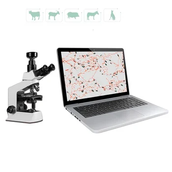 Гореща разпродажба M125 Анализатор на спермата за кучета с ветеринарен анализатор на сперма за кучета с микроскоп