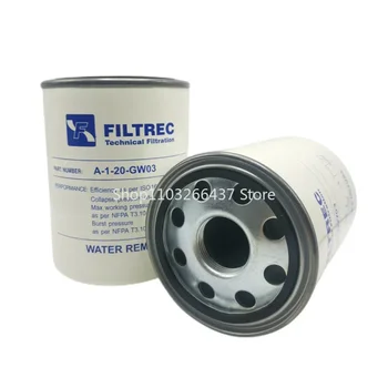 Филтър за премахване на вода и замърсявания, Fuzhuo FILTREC Маслен филтър за трансформатор електроцентрала Филтър за смазочно масло A-1-20- GW03