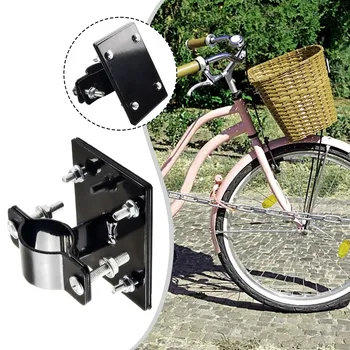 Велосипедна кошница Фиксиран притежателя Крепежный скоба за скутер Ebike Аксесоар за наем за тръба 15-31 мм/47-54 мм