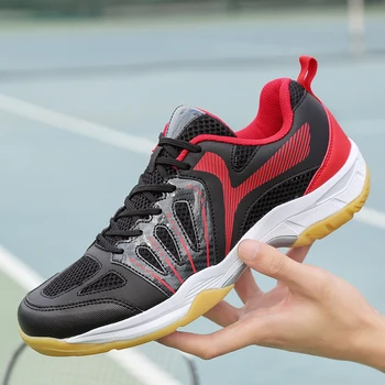 2023 Марка обувки за бадминтон за мъже и жени, спортни, Професионални волейболни маратонки, мъжки Дишаща лека обувки за тенис на маса
