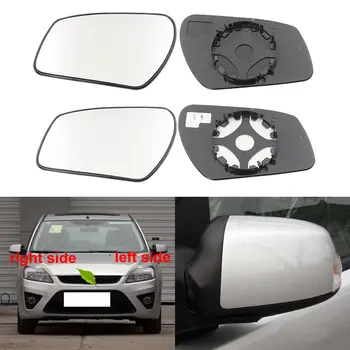 За Ford Focus 2005 2006 2007 2008 - 2014 Автомобилни аксесоари Външна част на Страничните лещи, огледала за обратно виждане Отразява стъклени лещи