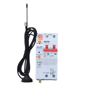 GXPR GXB1L 2 серпентини 50 ma Настройка на температурата WiFi автоматичен прекъсвач RCBO Телефон с wi-fi на горивото