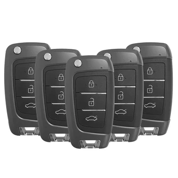 5шт KEYDIY B25 Гъвкав 3-Бутон Автомобилен Ключ с Дистанционно Управление на Серия Б за KD900 KD900 + URG200 -X2 Mini