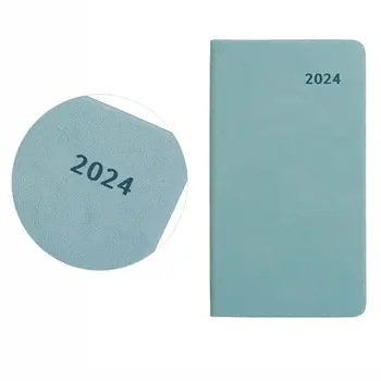 Записная книжка с дневна и работен план за 2024 година, записная награда за срещи, дневник на твърди корици