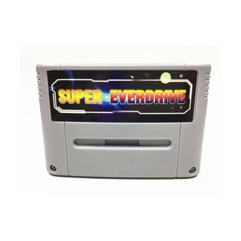 Игрална карта Super 800 1 Pro Remix за 16-битова конзола за игри SNES Касета Super EverDrive, сив