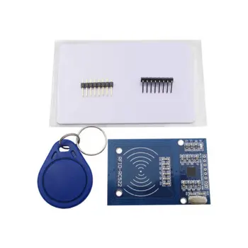 10ШТ Антена за четене на карти RC522 RFID-четец за карти IC безконтактен модул