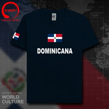 Доминиканската Република Dominicana DOM мъжка тениска модно джърси национален отбор в памучна фланелка, спортно облекло, тениски държава Доминик върховете