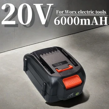 За WORX Чисто Нови Оригинални батерии Литиево-йонна батерия с Голям капацитет WA3578 20V 4.0 AH/5.0 AH/6.0 AH