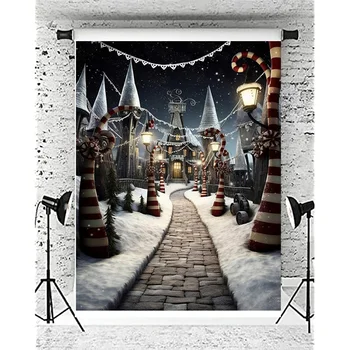 SHENGYONGBAO Коледна Украса Снимки Декори Магически Бъдни вечер честита Нова Година Creath Studio Заден План Подпори JD-18