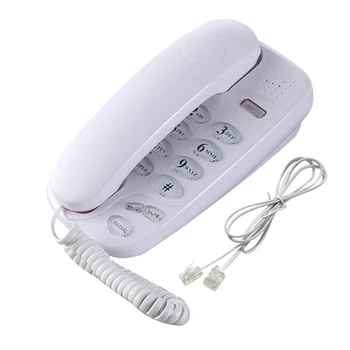 Кабелен стационарен телефон K92F KXT580 с подсветка за изключване на звука и повторно набиране Лесен за инсталиране на интелигентни домашен телефон на обаждащия се