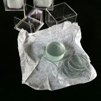 Кръгли стъклени предмета от стъкло с диаметър 30 мм, контактни листове за микроскоп, покровное стъкло, 100 бр./лот