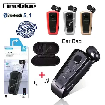 Продажба на едро Fineblue F910 Clip Type Bluetooth Слушалка Прибиращи жични слушалки Lotus Хендсфри Sport Run слушалки за мобилни устройства