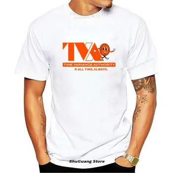 Реколта модна тениска TVA с принтом, блузи, мъжки дрехи, тениски със забавни букви и анимационни модел, ежедневни памучен тениска