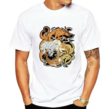 Мъжки t-shirt Kitsune foxes, дамска тениска