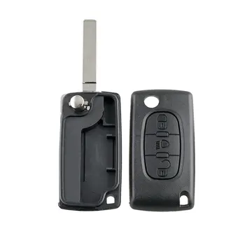 Авто Флип-Ключ Shell 3Б Ce0523 За Citroen C4 C5 C6 C8 Капак на Дистанционно Ключ Fob Shell Case Cover Protector Key