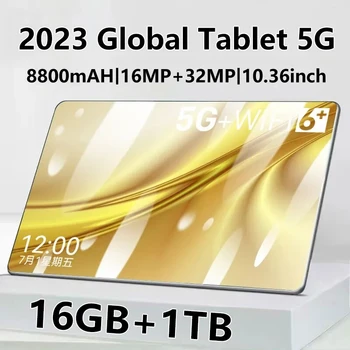 2024 5G една Нова Глобална версия на Таблети с Android 11 Tablet Pro 4G 10,36 инча 8800 mah Мрежа, 16 GB оперативна ПАМЕТ, 1 TB ПАМЕТ MTK6797 Wifi Основната 10