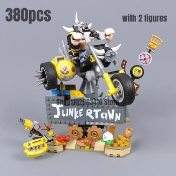 380шт Junkrat & Roadhog Строителни Блокове, Тухли Overwatching Идеални 75977 DIY Модел на Играчки за Коледни Подаръци за Деца