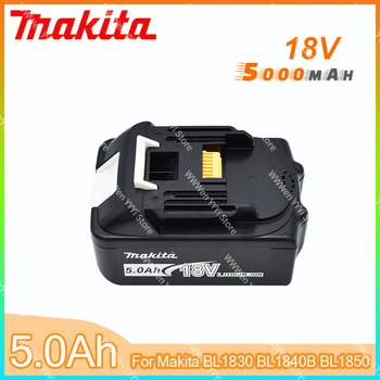 18V 5.0 Ah Makita Оригиналът е на led литиево-йонна батерия заместител на LXT BL1860B BL1860 BL1850 Акумулаторна батерия електроинструменти Makita 5000
