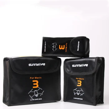 Sunnylife За DJI Mavic 3, Взрывозащищенная чанта, Аксесоари, Литиева батерия, сигурна чанта за съхранение, Защитна чанта