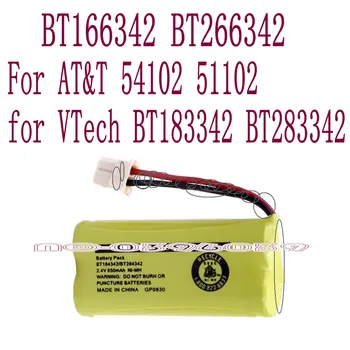 850 mah най-Високо качество за VTech BT166342 BT266342 BT183342 BT283342 AT & T телефон 54102 51102 Акумулаторна батерия за дънна платка батерия