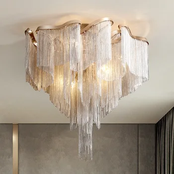 Модерни Минималистичные плафониери Nordic Luxury LED Осветление Вътрешно Осветление на Спални Хол Декоративни осветителни Тела