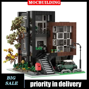 Moc City Building Модел вили Монтаж на строителни блокове DIY Къща Колекция автомобили, Играчки, Подаръци