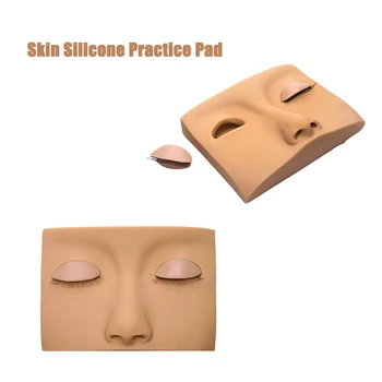 Главата на манекена за добрите практики за изграждане на фалшиви мигли Множество 3D Имитация на миглите и очите За обучение макияжу Главата и очите Замяна модели