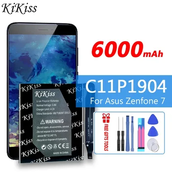 6000 mah Батерия с голям капацитет KiKiss C11P1904 за Asus Zenfone7 Zenfone 7