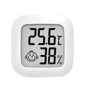 LCD дигитален термометър-влагомер Електронен измерител на температурата и влажността в помещението Сензор метеорологични станции за дома