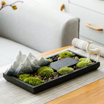 2021 Уджинши бонсай Дзен ландшафтен дизайн декорации за рокария микроландшафт мебели за дома, хол украса на работния плот занаяти
