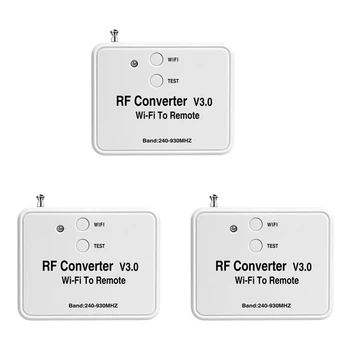 3X Wifi Дистанционно Управление на Преобразувател на Радиочестоти Rf Wifi Дистанционно Управление 240-930 Mhz За Smart home Гаражни врати