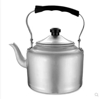 Старомодна много дебел традиционният алуминиев чайник Алуминиев чайник с голям капацитет 10 литра за домашна употреба и ресторанти