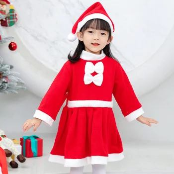Детски коледен cosplay-костюм на Дядо Коледа, коледни дрехи за момчета с подарочными пакети, карнавальная парти за момчета