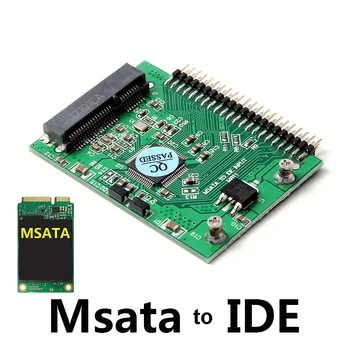 Msata Mini PCI-E SATA до 2,5 инча 1,8 инча 44PIN SSD Конвертор Карти, Преносим Твърд Диск Msata в IDE Разширено Адаптер