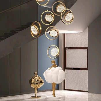 Украсата на къщата полилей с трапезария и Висящи лампи за вътрешно осветление лампата на Тавана кристална салон необичайно вътрешно осветление