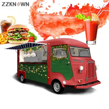 Продава се Напълно Оборудван Камион за обществено Хранене Taco Mobile Kitchen Количка За продажба на пица и кафе BBQ Mobile Fast Food Trailers