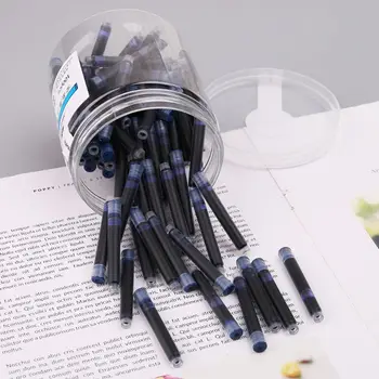 100шт Универсална стираемая синя писалка Jinhao Касети с мастило 3,4 мм за захранване на училище канцеларски материали