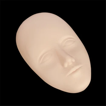 ATOMUST Practice Skin Head Модел на фалшиви мигли, за перманентен грим Меки спортни скинове за лице Аксесоари за художници