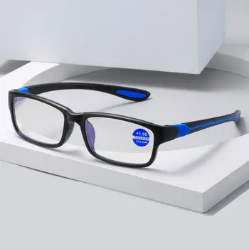 Гъвкави спортни очила за четене TR90 за мъже и жени Офис очила за четене със защита от синя светлина Защита на очите Очила за старческо